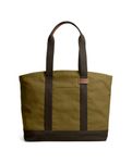 DailyObjects Olive Green-Clove Field Tote Bag |Canvas Tote Shoulder Bag Fits upto 14" Laptop for Women and Men Work & Daily Use |Handcrafted from premium cotton canvas perfect for Work & Daily Use