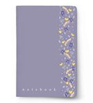 Factor Notes Notebook: 100 GSM Ivory Shade Paper Journal Diary, A5, 144 Pages (The Lavender Wildflower, Plain)