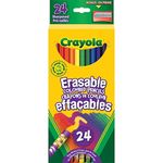 Crayola 24 Erasable Coloured Pencils Arts & Crafts