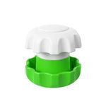 EZY DOSE Crush Pill, Vitamins, Tablets Crusher and Grinder, Effortlessly Crushes Medications into Fine Powder, Features Storage Compartment, Durable, Easy-to-Use Design, Green, Large, BPA Free