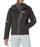 Helly-Hansen mens Carv Lifaloft Jacket, 990 Black, Small