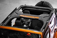 Rugged Ridge 13613.01 Black Polyester Roll Bar Cover for Jeep Wrangler JK 4-Door