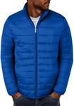 Febteebou Puffer Jacket Men Lightweight Warm Winter Puffy Coat Casual Windbreaker Insulated Quilted Jacket Outfits