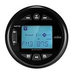 Marine Audio, Gauge, MECH Less, Bluetooth Receiver, AM/FM Weather-Proof Radio for Yacht, Power Sport, Spa