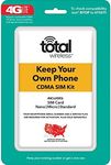 Total Wireless Keep Your Own Phone 3-in-1 Prepaid SIM Kit