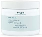 Aveda Outer Peace Acne Relief Pads | Salicylic Acid | Exfoliates, Unclogs Pores | 50 Pack
