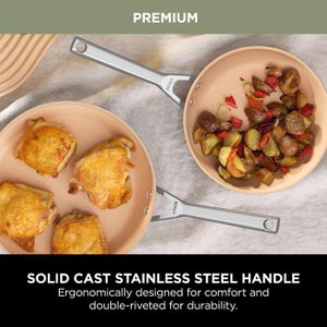 Ninja 5-Piece Ceramic Cookware Set – Non-Stick Pots and Pans