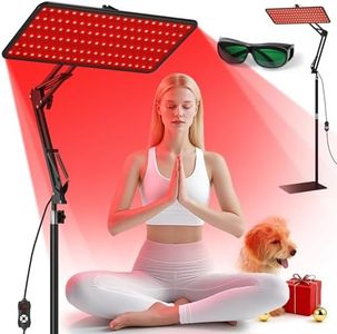 Morfone Red Light Therapy for Body and Body, 660nm 850nm 940nm Red Infrared Light Therapy Lamp with Stand with Large Panel, Therapy Device at Home, Gifts for Women