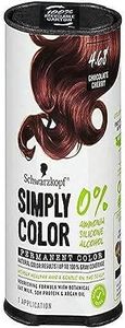 Schwarzkopf Simply Color Hair Color 4.68 Chocolate Cherry, 1 Application - Permanent Hair Dye for Healthy Looking Hair without Ammonia or Silicone, Dermatologist Tested, No PPD & PTD