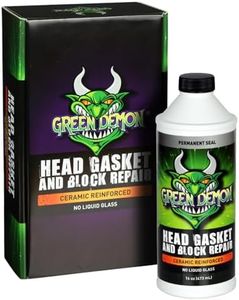 Green Demon Head Gasket and Block Repair | Ceramic Reinforced Head Gasket Sealer | Advanced Coolant Leak DIY Permanent Repair | Engine/Cylinder Sealant | for Cars, SUVs, Trucks | 16oz
