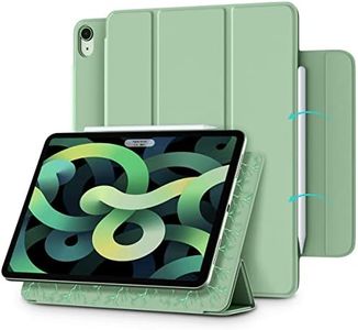 Vobafe Magnétique Coque Compatible avec Coque iPad Air 6 11 Pouces 2024/iPad Air 5 Génération 2022/iPad Air 4 Génération 2020 10,9 Pouces/iPad Pro 11 (2018), Veille/Réveil Automatique-Vert Matcha