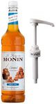 Monin Caramel Syrup Sugar Free 1Ltr and Pump