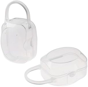 Accmor Baby Infant Pacifier Case Box Nipple Shield Case Pacifier Holder, Perfect for Travel, Outdoor Use, BPA Free, 2 PACK