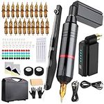 HAWINK Rotary Tattoo Machine Pen Professional Tattoo Pen RCA Jack for Tattoo Artist… (RNP28KITP199-1)