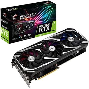 ASUS ROG Strix NVIDIA GeForce RTX 3060 OC Edition Gaming Graphics Card (PCIe 4.0, 12GB GDDR6, HDMI 2.1, DisplayPort 1.4a, Axial-tech Fan Design, 2.7-Slot, Super Alloy Power II, GPU Tweak II) (Renewed)