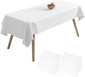 10 Table Cloth White Paper Tableclo