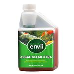 envii Algae Klear Xtra – Blanket Weed Treatment for Ponds, Removes Blanket weed & String Algae Working All Year Round, Safe for all Fish & Plants – 500ml Treats 10,000 litres