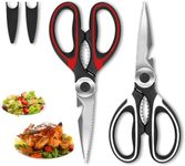 PRIMESKY® Kitchen Scissor for General Use, Heavy Duty Kitchen Raptor Meat Shears, Cooking Scissors, Stainless Steel Multi-Function Scissors for Food, Chicken, Poultry, Fish, Pizza, Herbs (PACK OF 1)