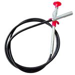 Zestzen Drain Pipe Cleaning Spring Stick, Hair Catching Claw Wire, Sink Sewer Clog Dredge Remover, Basin Cleaner, Flexible Grabber Pickup Tool, Retractable Cable (5ft (160cm), Black)