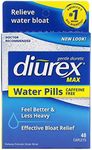 Diurex Max - Maximum Strength Caffeine-Free Diuretic Water Pills - Feel Better and Less Heavy (Packaging may vary) 48 Count