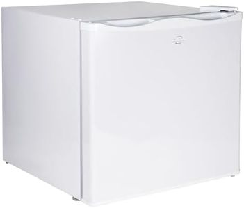 Koolatron Mini Upright Freezer 1.2 cu ft (34L) White, Manual Defrost, Space-Saving Flat Back, Reversible Door, Wire Shelf, for Apartment, Condo, Office, RV, Cabin, Dorm Room, Home Bar