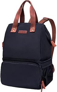 ANGGO Sac à Dos Isotherme, 20L Sac Isotherme Repas Sac à Dos Glacière Double Couches, Cooler Bag Sac à Déjeuner Avec Doublure en Isolant Thermique pour Plage, Pique-nique, Barbecue, Camping