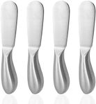 4 Pieces Cheese Spreader Set, SourceTon Stainless Steel Multipurpose Cheese and Butter Spreader Knives