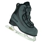 Riedell Skates - Soar Youth Ice Skates - Recreational Soft Beginner Figure Ice Skates | Onyx | Size 10 JR