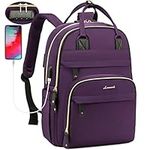 LOVEVOOK Laptop Backpack for Women 15.6 inch, Anti-Theft Rucksack Bag with Lock USB Port, Waterproof Womens Work Computer Laptop Bags Back pack for Travel University