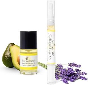 Bee Naturals Nail & Cuticle Care Kit - Vitamin E Enriched Oil for Repair & Revitalization - Manages Dryness, Splitting, Hangnails - Lavender, Lemon, Tea Tree Scent Cruelty-free