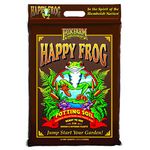 FoxFarm FX14054 Happy Frog Nutrient Rich and pH Adjusted Rapid Growth Garden Potting Soil Mix is Ready to Use, 12 quart