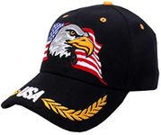 USA-Flag Eagles-Hat American Baseba