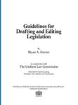 Guidelines for Drafting and Editing Legislation