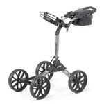 Bag Boy Quad Pro Push Cart, Silver/Black