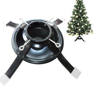 Christmas Tree Stand | Rotating Christmas Tree Stand with 4 Stable Feet - Real Christmas Tree Stand, Rotating Christmas Tree Stand for Christmas Party