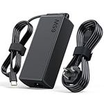 65W 45W USB C Laptop Charger for Lenovo ThinkPad Yoga HP Chromebook for Dell Latitude XPS Type C Fast Computer Charger AC Adapter Power Supply Cord Compatible with Acer Samsung Asus Google