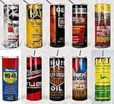 Custom Oil Filter Brands Vintage Tumbler - Men's Mechanic Garage Series Vacuum Coffee Cup 20Oz 30Oz, Collection Motor Oil Gift for Him, Gift for Dad, Double Walled Insulated Cup with Lids Travel Mug