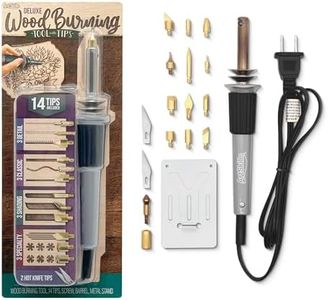 ArtSkills Wood Burning Tool, Wood Burning Kit with Pen, 14 Tool Tips & 2 Hot Knife Tips