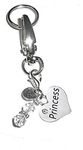 Key Ring With Charm Chains