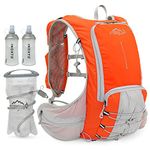 INOXTO Hydration Pack Backpack ，Water Backpack with 2L Leakproof Water Bladder, Running Hydration Vest for Man, Daypack for Cycling Motocross Climbing Trail Running (inoxto-593-ORANGE)