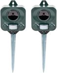 PestBye® Battery Operated Cat Repellent - Ultrasonic Cat Scarer - Set of 2 - BATTERIES INCLUDED