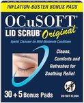 OCuSOFT Lid Scrub Original 30 Count Inflation Buster with 5 Extra Pads