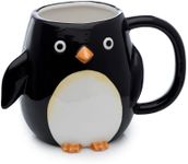 Adorable Penguin 3D Ceramic Mug - 400ml Capacity for Enjoying Hot Drinks, Perfect for Tea, Coffee, and Hot Chocolate