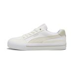 PUMA Men's Court Classic Vulc Sneaker, Puma White-Alpine Snow-puma White, 8