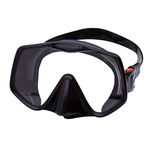 Atomic 04-0630-00 Frameless 2 Scuba Mask, Regular Fit, Black