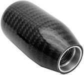 Carbon Fiber Shift Knob MASO Car Gear Knob Universal 5 Speed 6 Speed Carbon Fibre Shift Knob Gear Shifter Stick Cover