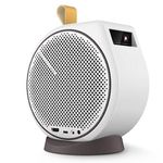 BenQ GV30 LED Portable Ceiling Projector with Rotating Angle Projection, Extra Bass Bluetooth Speaker, Android TV 10, Auto Focus, Vertical Keystone, WiFi, Chromecast, AirPlay, HDMI, Movie Projector