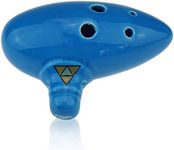 6 Hole Ocarina,Ocarina of Time Replica by Ocarinawind - Legend of Zelda Ocarina of Time Replica Sky Blue