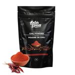 Enter Spice Chili Powder, 100g(3.5oz), 100% Natural & Vegan, With No Color or Preservatives, Ideal for Cooking and Adding a kick to Dishes, Perfect for BBQ Seasoning in a Resealable Ziplock Pouch