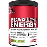 Evlution Nutrition BCAA Lean Energy - Essential BCAA Amino Acids Plus Vitamin C, Fat Burning & Natural Energy, Performance, Lean Muscle, Pre Workout, 30 Servings (Cherry Limeade)